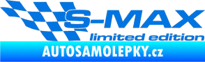 Samolepka S-MAX limited edition levá modrá oceán