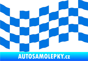 Samolepka Šachovnice 007 modrá oceán