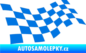 Samolepka Šachovnice 013 modrá oceán