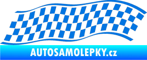 Samolepka Šachovnice 056 modrá oceán