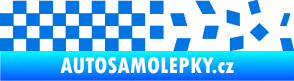 Samolepka Šachovnice 082 modrá oceán