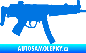 Samolepka Samopal 001 pravá modrá oceán