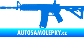 Samolepka Samopal 004 levá modrá oceán