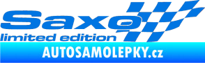 Samolepka Saxo limited edition pravá modrá oceán