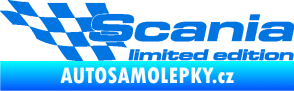 Samolepka Scania limited edition levá modrá oceán