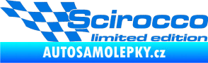 Samolepka Scirocco limited edition levá modrá oceán