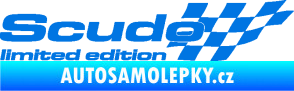 Samolepka Scudo limited edition pravá modrá oceán