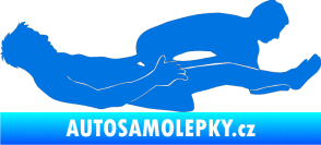 Samolepka Sexy siluety 029 modrá oceán