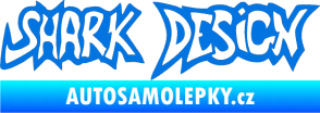 Samolepka Shark design modrá oceán