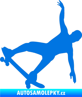 Samolepka Skateboard 013 levá modrá oceán
