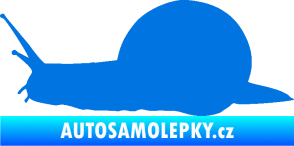 Samolepka Šnek 001 levá modrá oceán