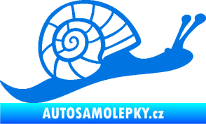 Samolepka Šnek 004 pravá modrá oceán