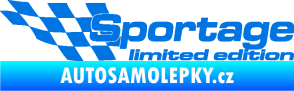 Samolepka Sportage limited edition levá modrá oceán