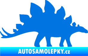 Samolepka Stegosaurus 001 pravá modrá oceán
