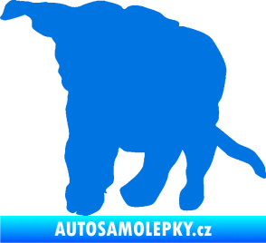Samolepka Štěňátko 003 levá modrá oceán