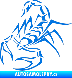 Samolepka Štír 017 levá modrá oceán