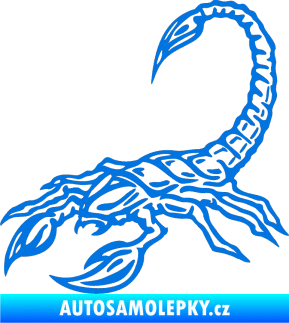Samolepka Štír 021 levá modrá oceán