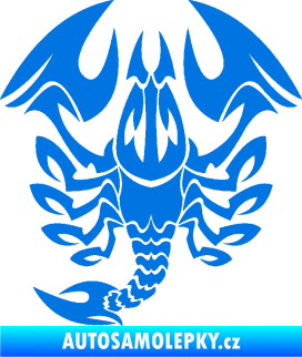 Samolepka Štír zvěrokruh 003 levá modrá oceán