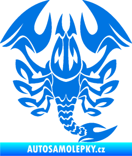 Samolepka Štír zvěrokruh 003 pravá modrá oceán