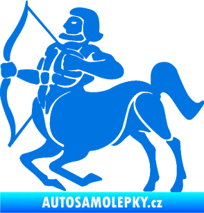 Samolepka Střelec 004 levá modrá oceán