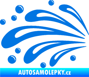 Samolepka Stříkance 001 levá modrá oceán