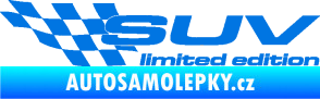Samolepka SUV limited edition levá modrá oceán