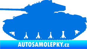 Samolepka Tank 001 levá WW2 modrá oceán