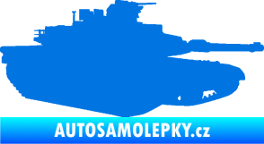 Samolepka Tank 002 pravá M1 Abrams modrá oceán