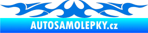 Samolepka Tetování 131 modrá oceán