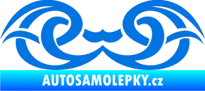 Samolepka Tetování 137 modrá oceán