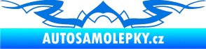 Samolepka Tetování 145 modrá oceán