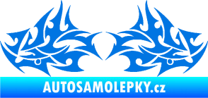 Samolepka Tetování 198 modrá oceán