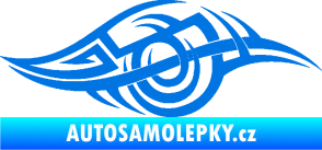 Samolepka Tetování 208 pravá modrá oceán