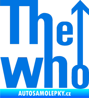 Samolepka The Who modrá oceán