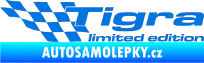 Samolepka Tigra limited edition levá modrá oceán