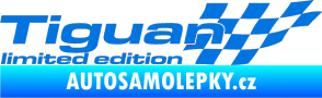 Samolepka Tiguan limited edition pravá modrá oceán