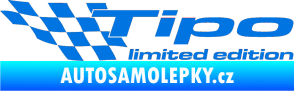 Samolepka Tipo limited edition levá modrá oceán