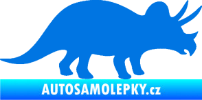 Samolepka Triceratops 001 pravá modrá oceán