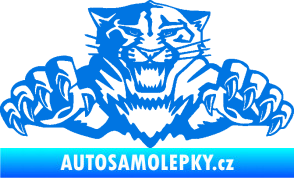 Samolepka Tygr 003 modrá oceán
