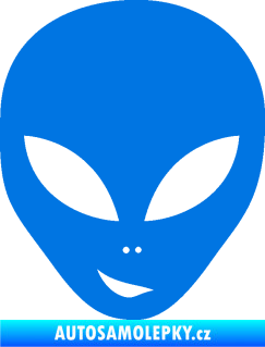 Samolepka UFO 003 levá modrá oceán