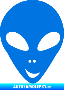 Samolepka UFO 004 pravá modrá oceán
