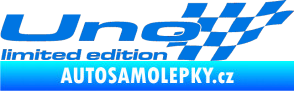 Samolepka Uno limited edition pravá modrá oceán