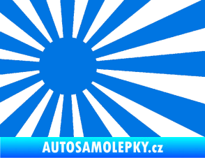 Samolepka Vlajka Japonsko 002 levá JDM modrá oceán