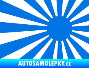Samolepka Vlajka Japonsko 002 pravá JDM modrá oceán