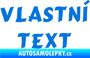 Samolepka Vlastní text - Cancun modrá oceán