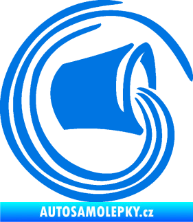 Samolepka Vodnář 002 pravá modrá oceán