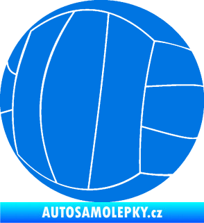 Samolepka Volejbalový míč 003 modrá oceán