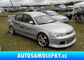Samolepka Volkswagen Passat B5, B6 - přední modrá oceán