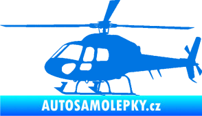 Samolepka Vrtulník 007 levá helikoptéra modrá oceán