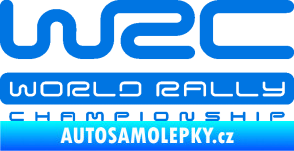 Samolepka WRC -  World Rally Championship modrá oceán